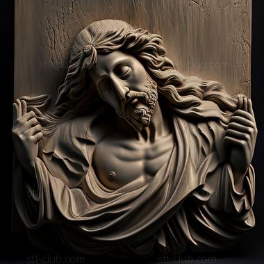 3D model st jesus (STL)